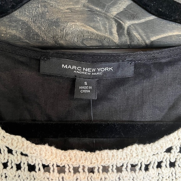 Marc New York Black linen tank top NWT - Picture 5 of 8